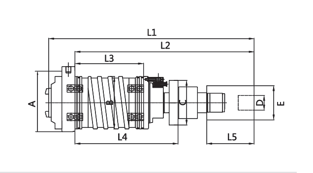 DGZZ-10020/10024 High-Speed BBT30 Spindle